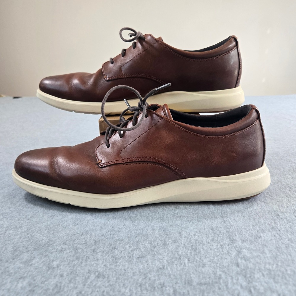 Cole Haan GrandOS Mens Brown Leather Derby Oxford Shoes C26521 Size 11.5